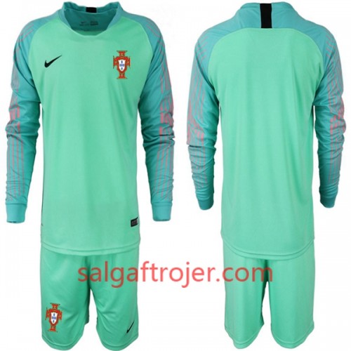 Portugal Fodboldtrøjer Målmand Børn sæt VM 2018 Langærmet Portugal Fodboldtrøjer Målmand Børn sæt VM 2018 Langærmet